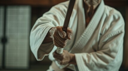 Martial arts practice in a training space focused on fit routines, self-defense techniques, and combat demonstrations