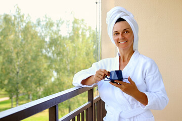 portrait of a woman on vacation