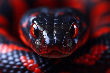 poster for a horror thriller movie, Snake creature humanoid