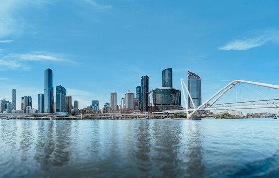 Brisbane City skyline looking across the river