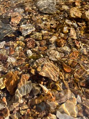 Rocks in the water