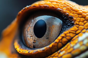 Fototapeta premium Close-up of reptile eye. Great for nature, animal, or wildlife themes.