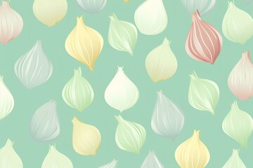 Fototapeta premium seamless pattern with leaves