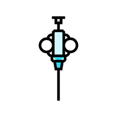 biopsy cancer treatment color icon vector. biopsy cancer treatment sign. isolated symbol illustration