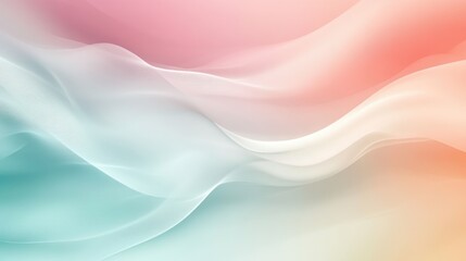 Naklejka premium A visually pleasing background with gentle waves of soft colors, creating a relaxing and elegant aesthetic perfect for a variety of uses