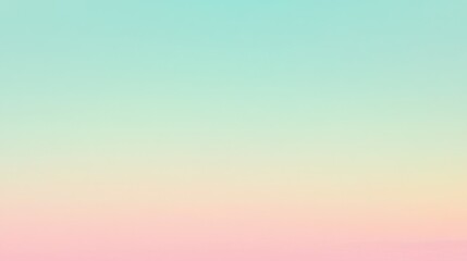 Obraz premium A visually relaxing background with soft gradients of blue, green, and pink, ideal for adding a touch of calm to any design