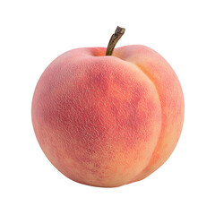 Close-up of a ripe peach with vibrant skin and fuzzy texture, showcasing natural and fresh produce. Ideal for culinary and healthy lifestyle themes.