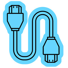 HDMI Port Icon, Monitor, connector