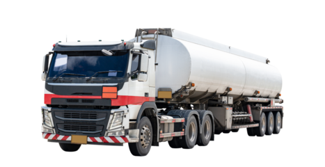 Tanker truck isolated on transparent background - PNG File