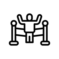 finish line icon line icon