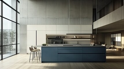 Modern Minimalist Kitchen Interior Design Overview