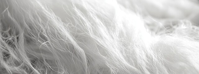 Obraz premium Delicate Cotton Fibers, highlighting intricate textures, soft strands, intimate view of nature's craftsmanship and beauty