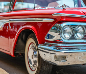 Fototapeta premium car headlight