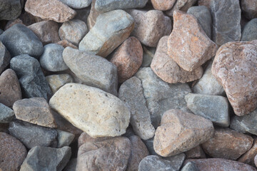 Pastel Colored Rocks Nature Background in Maine