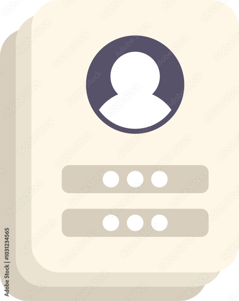 Poster online registration form requesting user data for creating an account and login