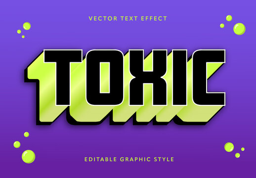 Green And Black 3d Font Bold Extruded Text Effect