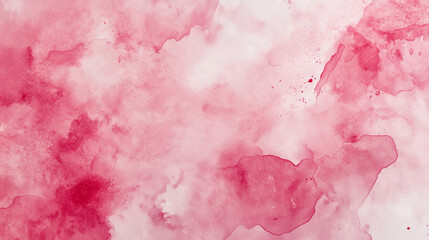 Fototapeta premium a close-up, top-down view of a single-color watercolor wash applied unevenly on textured paper