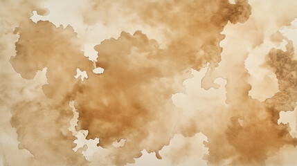 a close-up, top-down view of a single-color watercolor wash applied unevenly on textured paper