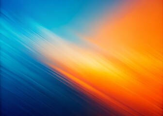 Obraz premium Abstract Orange and Blue Gradient Background with Soft Transitions for Warmth and Creativity in Modern Minimalist