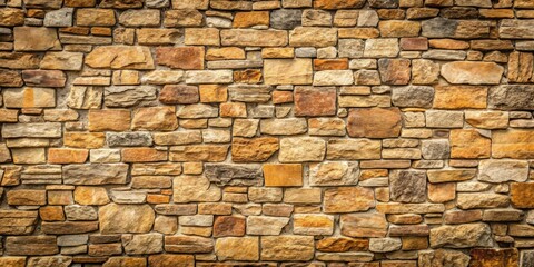 Obraz premium Stone wall background with a rough and textured abstract pattern , stone, wall, background, texture, rough, abstract