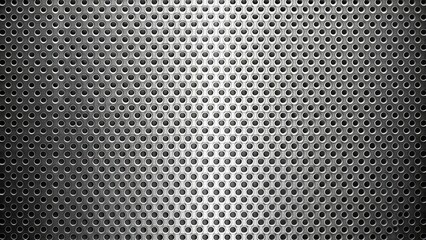 Sleek and modern perforated metal surface with a minimalist design, metal, texture, perforated, industrial, background, abstract