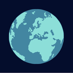 planet earth drawing