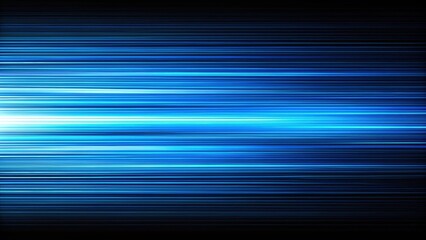 Fototapeta premium Abstract blue speed lines against a black background, speed, abstract, motion, lines, energetic, dynamic, fast, futuristic