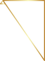 Golden tag label and banner