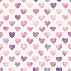 다양한 하트 패턴 이미지 일러스트 (Various heart pattern image illustration)