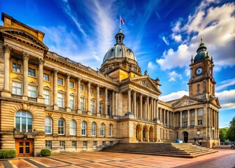 Fototapeta premium Birmingham Museum and Art Gallery Facade - Stunning Architectural Beauty in the UK