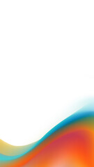 Abstract Gradient Background with Curved Lines