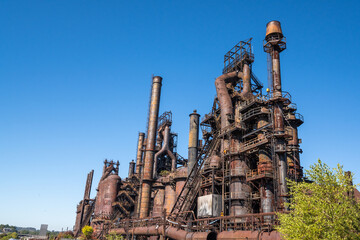Old Steel Stacks in Pennsylvania 