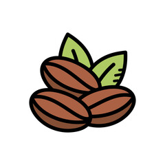 Coffee Beans Doodle Illustration