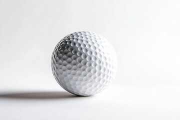 Golf ball isolated on white background.