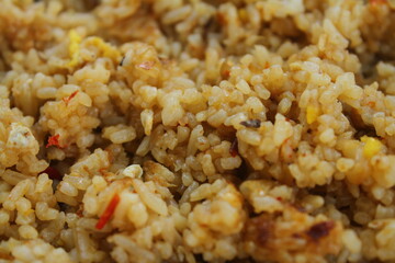 fried rice close up , fried rice dish