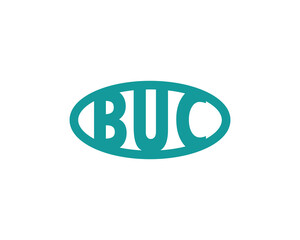 BUC Logo design vector template. BUC