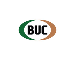 BUC Logo design vector template. BUC