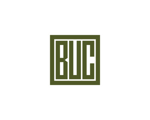 BUC Logo design vector template. BUC