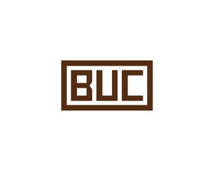 BUC Logo design vector template. BUC