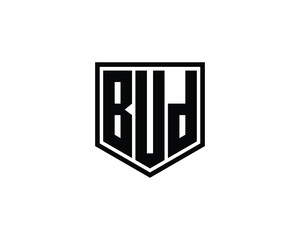 BUD logo design vector template. BUD