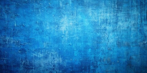 Obraz premium Abstract Blue Surface with White Scratches and Subtle Texture