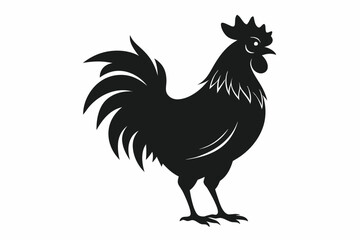 Rooster Silhouette, chicken silhouette vector
 



