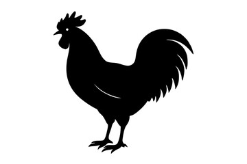 Rooster Silhouette, chicken silhouette vector
 



