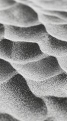 Fototapeta premium Intricate Beach Sand Textures, close-up view revealing unique patterns and textures shaped by wind on the shoreline's surface