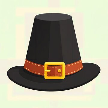recommend clip art: Pilgrim Hat Illustration
