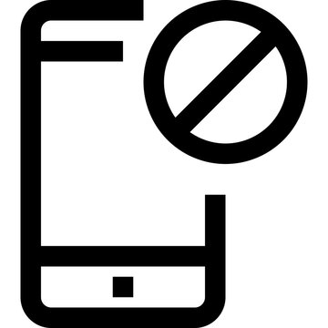 recommend clip art: Black and white illustration of the letter F with a circle with a line through it beside it.