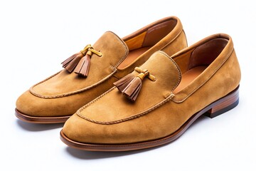 Naklejka premium Chic Suede Tassel Loafers for Men - Sophisticated Comfort in Fashion Footwear
