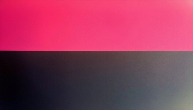 A vibrant pink top meets a deep charcoal bottom; a striking bisection of color. The bold contrast creates a captivating visual experience.