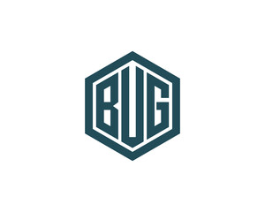 BUG Logo design vector template. BUG