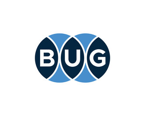 BUG Logo design vector template. BUG